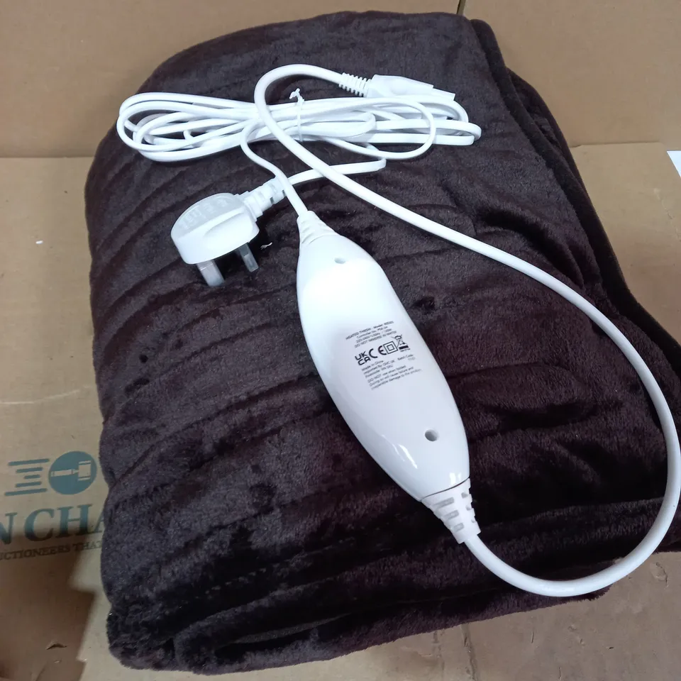 COZEE HOME HEATED THROW CHOCOLATE 