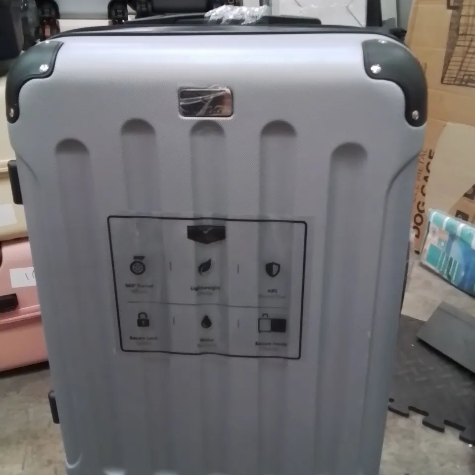 LUGG TRAVEL SUITCASE SILVER 
