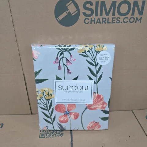 GORDON JOHN SUNDOUR MEADOW MULTI CURTAINS (90"X54")