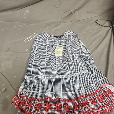 NOBODY'S CHILD VALERIE TOP – GINGHAM CHECK, UK 10 (EU 38, USA 6) TOP