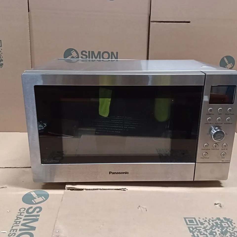 BOXED PANASONIC NN-CD58RSBPQ 27L 1000W SLIM INVERTER MICROWAVE GRILL, OVEN & AIR FRY