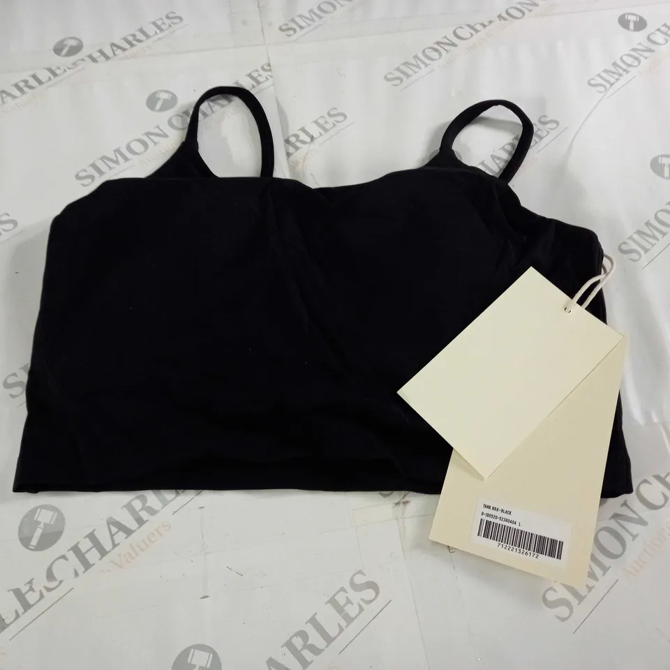 ADANOLA TANK BRA IN BLACK - L