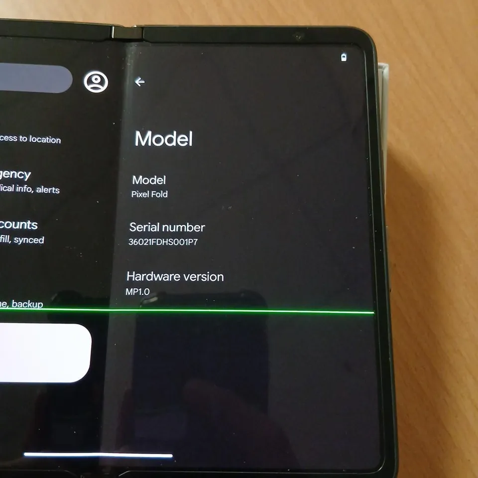 GOOGLE PIXEL FOLD – BLACK (BOXED)