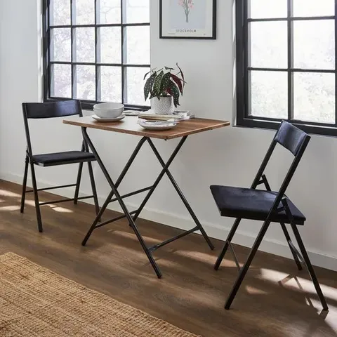 BOXED FREDDIE FOLDING 2 SEATER SQUARE TABLE (1 BOX)