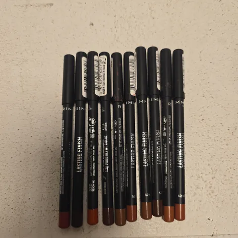 RIMMEL LASTING FINISH LIP LINER PENCILS – ASSORTED BROWNS & REDS