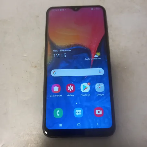 SAMSUNG GALAXY A10 SMARTPHONE IN MIDNIGHT BLACK