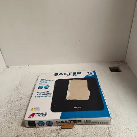 SALTER MAX ELECTRONIC SCALE – BOXED