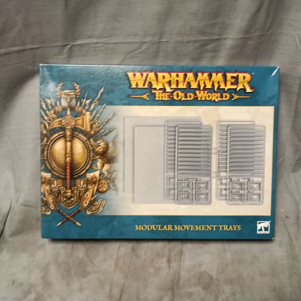 BOXED AND SEALED WARHAMMER THE OLD WORLD MODULAR MOVEMENT TRAYS