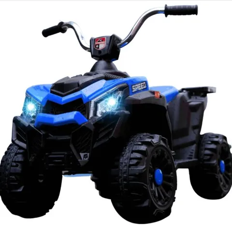 BRAND NEW BOXED MY FIRST 6V TODDLERS QUAD BIKE RIDE ON BLUE 