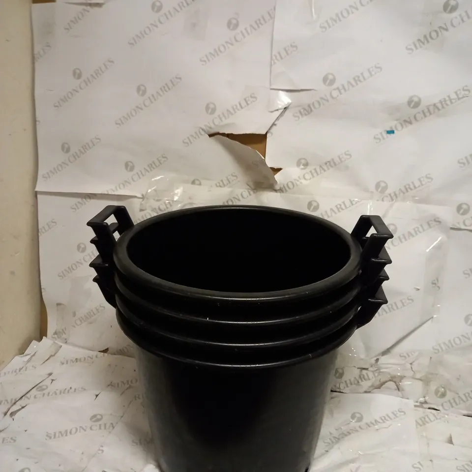 PACK OF 4 HEAVY DUTY 30L PLANTER POTS WITH HANDLES RRP £20
