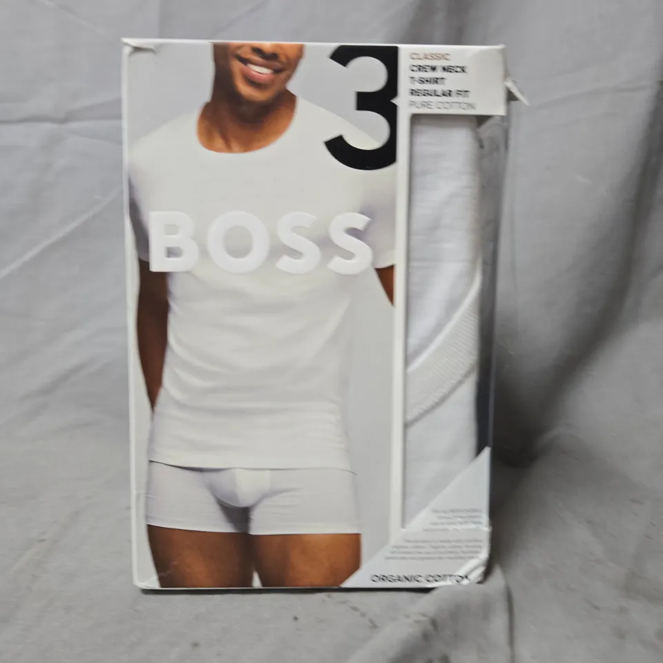 BODYWEAR 3 PACK T-SHIRTS - ASSORTED - X3 - SIZE LARGE 
