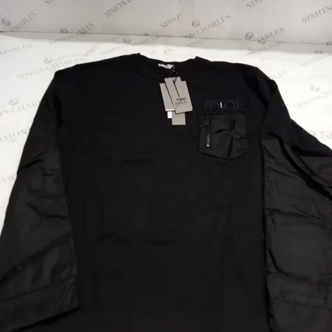DIOR LONG SLEEVE T SHIRT IN BLACK - L