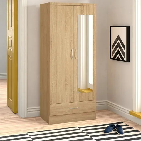 BOXED CASCIO 2 DOOR WARDROBE- 2 BOXES