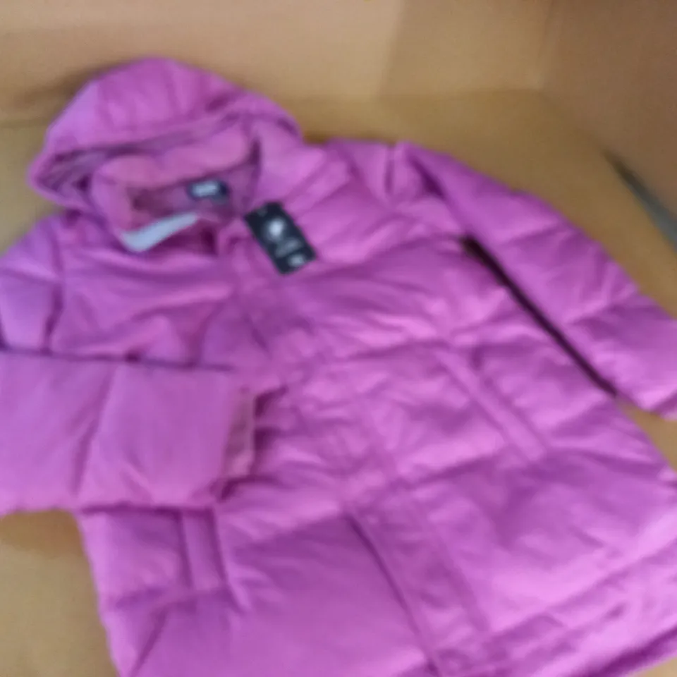 LANDS END HYPER DRY PINK PADDED COAT - XL 14 / 16