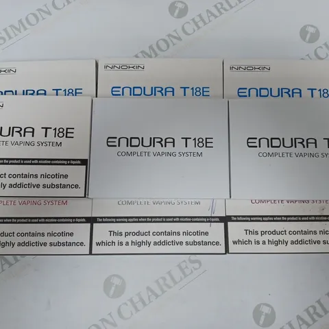 LOT OF 6 INNOKIN ENDURA T18E E-CIGS