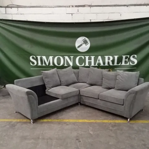 DURY FABRIC CORNER GROUP SCATTER BACK SOFA