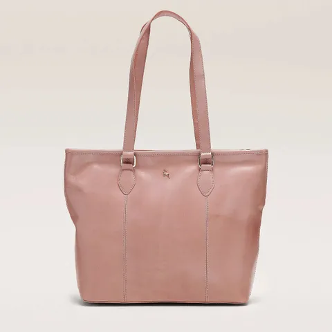 ASHWOOD THEA LEATHER SHOULDER BAG IN ROSA