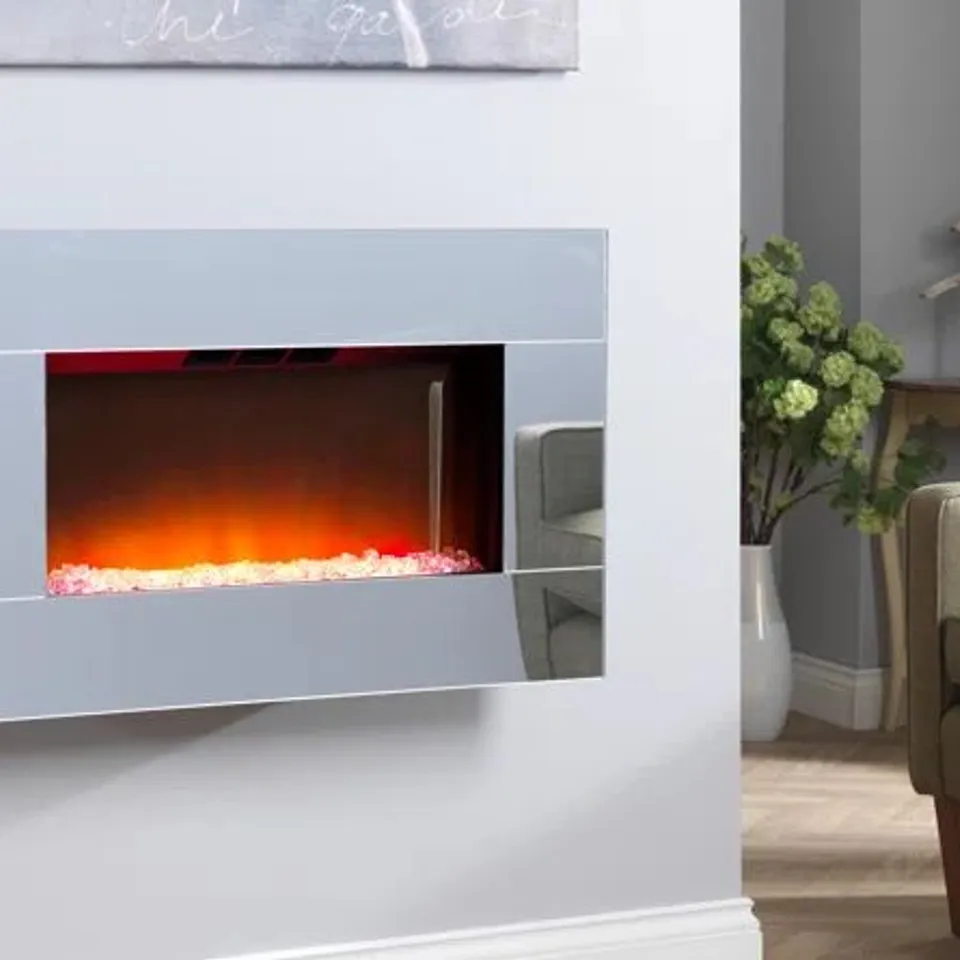 BOXED DIMPLEX DIAMANTIQUE OPTIFLAME 1.4KW CONTEMPORARY ELECTRIC WALL FIRE (1 BOX)