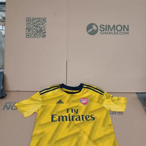 Arsenal FC Adidas Football Shirt – Yellow, XL (Fly Emirates)