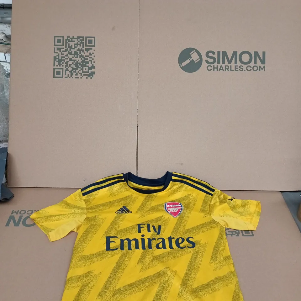 Arsenal FC Adidas Football Shirt – Yellow, XL (Fly Emirates)