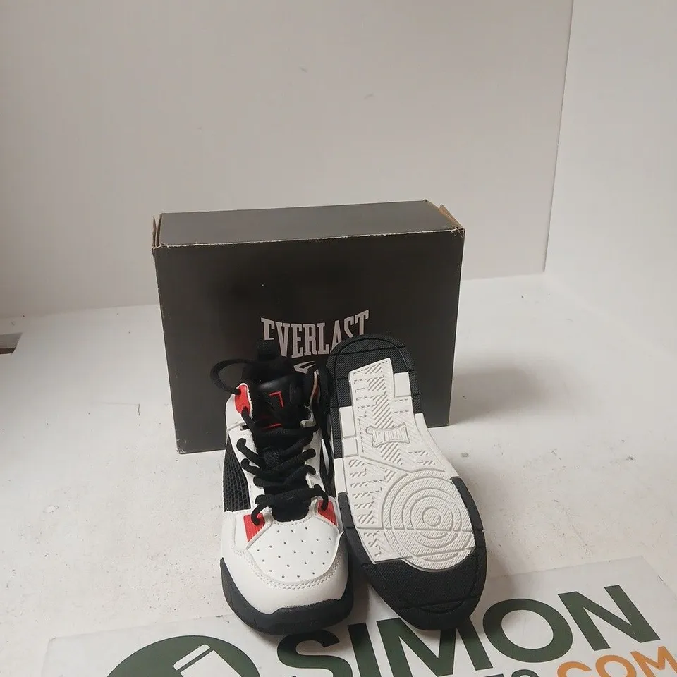 EVERLAST LAYUP SNEAKER – WHITE/BLACK/RED - CHILDS 11