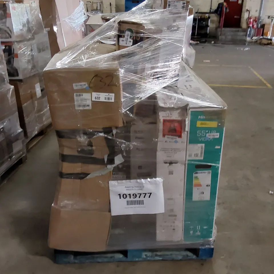 PALLET OF APPROXIMATELY 8 ASSORTED TELEVISIONS TO INCLUDE 