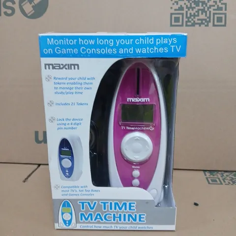 TV TIME MACHINE HANDHELD TOY – BOXED (MAXIM, PINK/PURPLE)