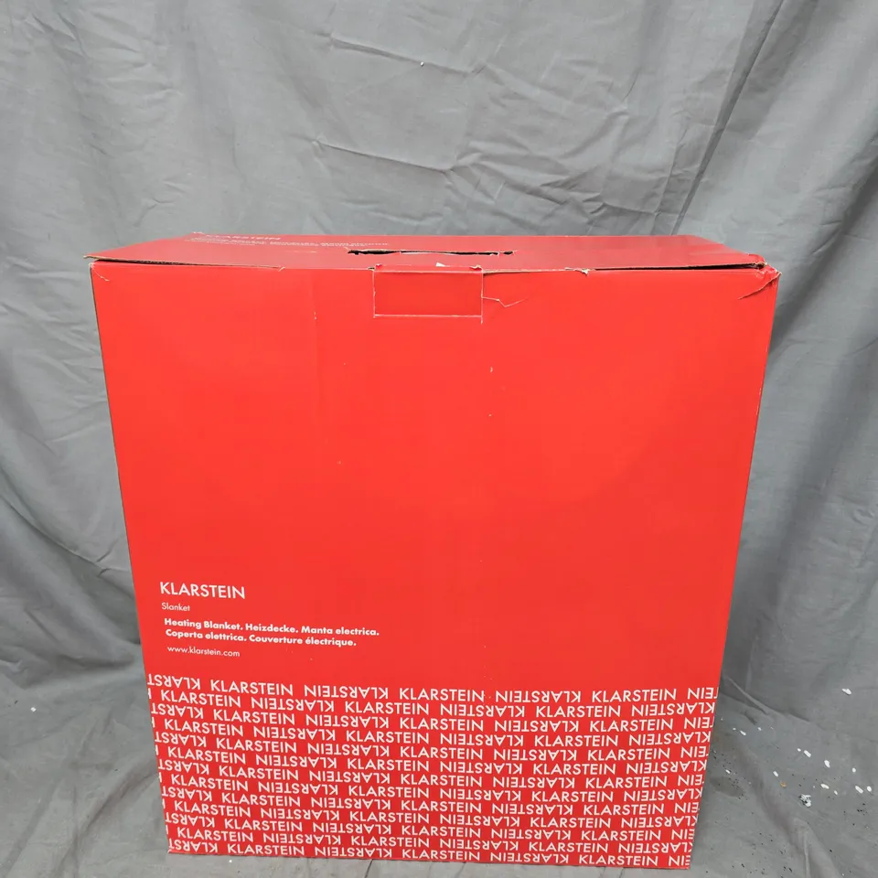 BOXED KLARSTEIN ELECTRIC BLANKET
