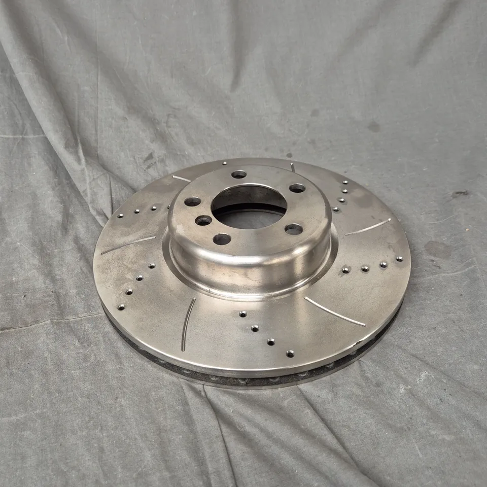 DISC BRAKE ROTOR – DRILLED AND SLOTTED VEHICLE PART - COLLECTION ONLY