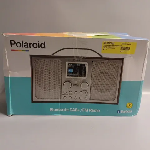 BOXED POLAROID BLUETOOTH DAB+ FM RADIO