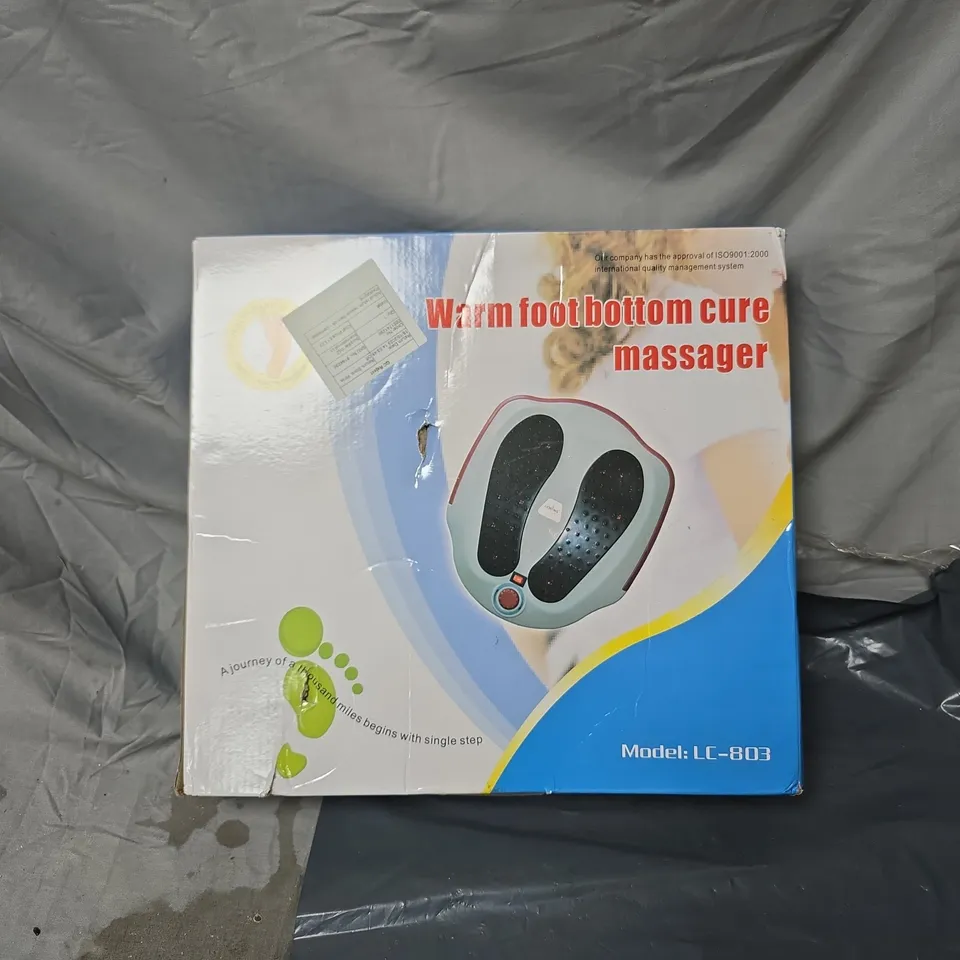 WARM FOOT MASSAGER – MODEL LC-803 (BOXED)