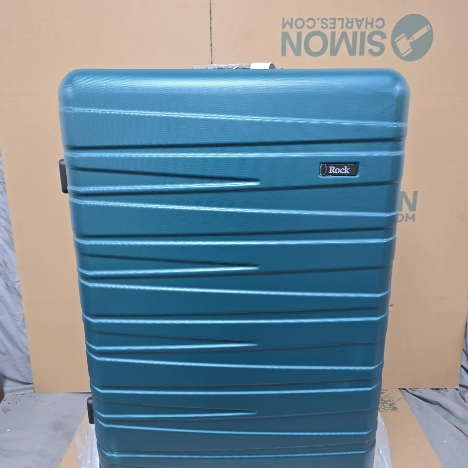 ROCK LUGGAGE SEATTLE TR-0274-TEA-L TROLLEY CASE, TEAL, 28IN