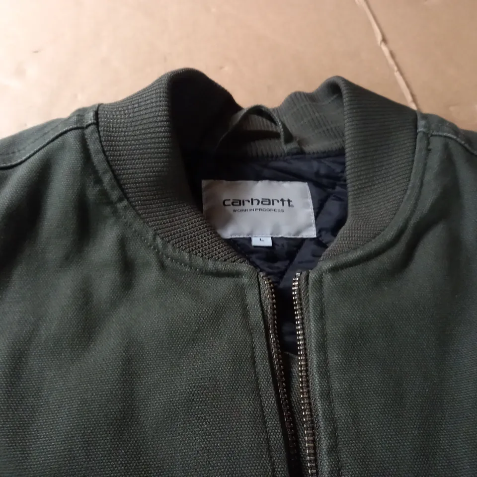 CARHARTT GREEN GILET - L