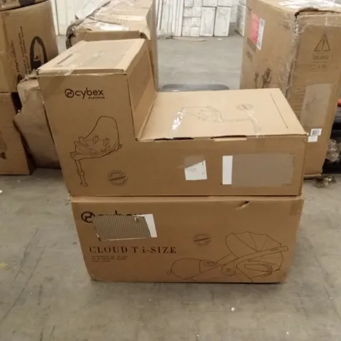 BOXED CYBEX I-SIZE T-BASE AND CAR SEAT (2 BOXES)