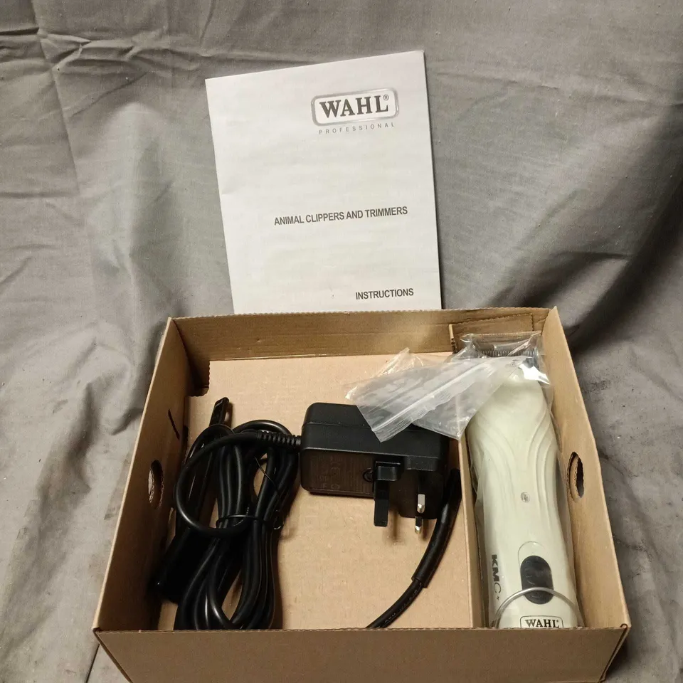 WAHL KMC+ CORDED/CORDLESS ANIMAL CLIPPERS AND TRIMMERS – BOXED