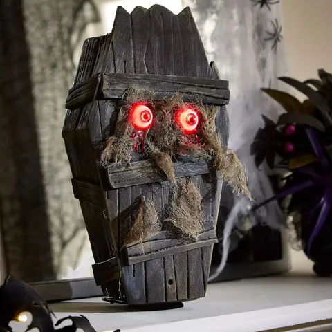 WALKING ANIMATED COFFIN WITH SOUND 