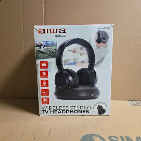 AIWA WHF-930D WIRELESS STEREO TV HEADPHONES