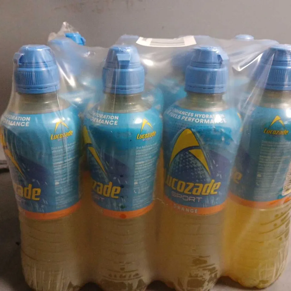 PACK OF 12 LUVOZADE SPORT ORANGE - 500ML