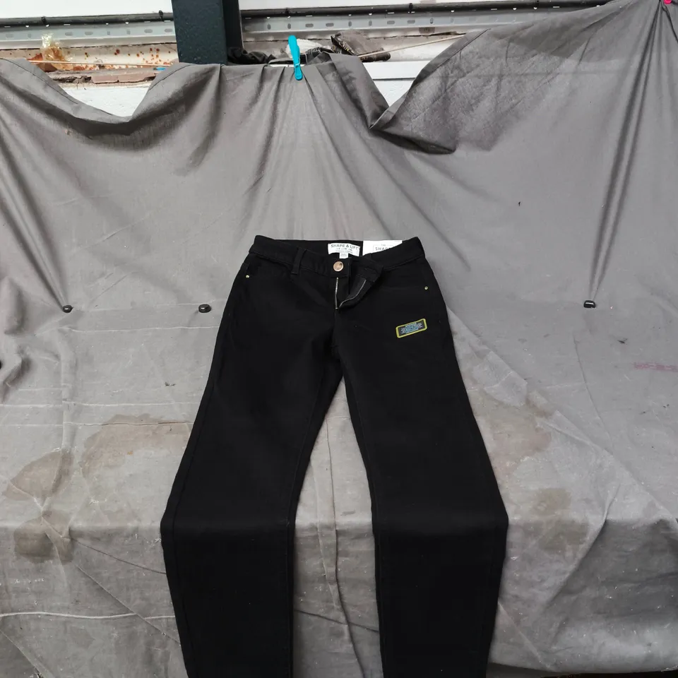 DOROTHY PERKINS SHAPE AND LIFT JEANS UK 8 SHORT BLACK