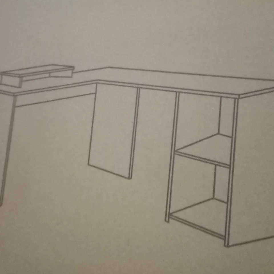 PALLET OF APPROXIMATELY 24 BOXED L-SHAPED COMPUTER DESKS 