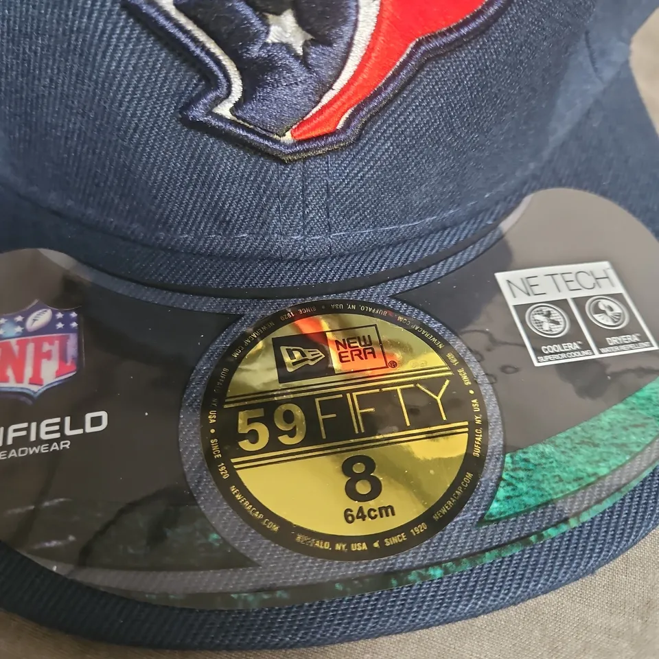 HOUSTON TEXANS NFL CAP – NEW ERA 59FIFTY, SIZE 8 (64 CM)