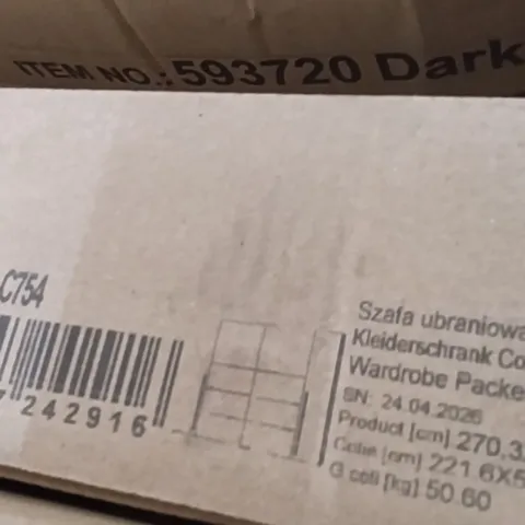 BOXED WARDROBE (4 BOXES)