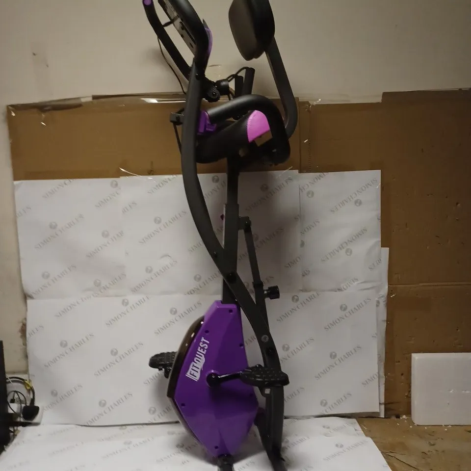 FITQUEST FLEX EXPRESS EXERCISE BIKE, PURPLE [COLLECTION ONLY]
