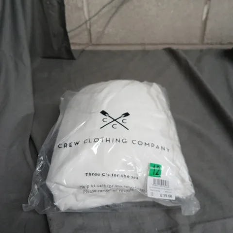 CREW CLOTHING COMPANY WHITE SWEAT SHIRT – UK 12