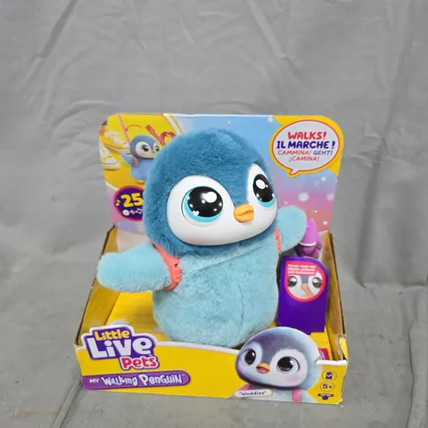 LITTLE LIVE PETS MY WALKING PENGUIN – PLUSH TOY (BLUE)