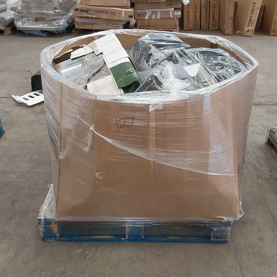 PALLET OF APPROXIMATELY 16 UNPROCESSED RAW RETURN HOUSEHOLD AND ELECTRICAL GOODS TO INCLUDE;