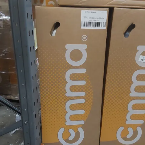 BRAND NEW BOXED EMMA UK V2 DIAMOND SPRING FREE 150 x 200CM KING SIZE MATTRESS 