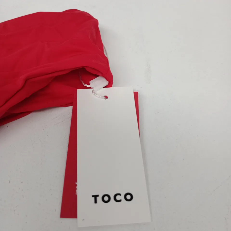 TOCO ISOLA BOTTOMS – RED BIKINI BOTTOM, UK SIZE L