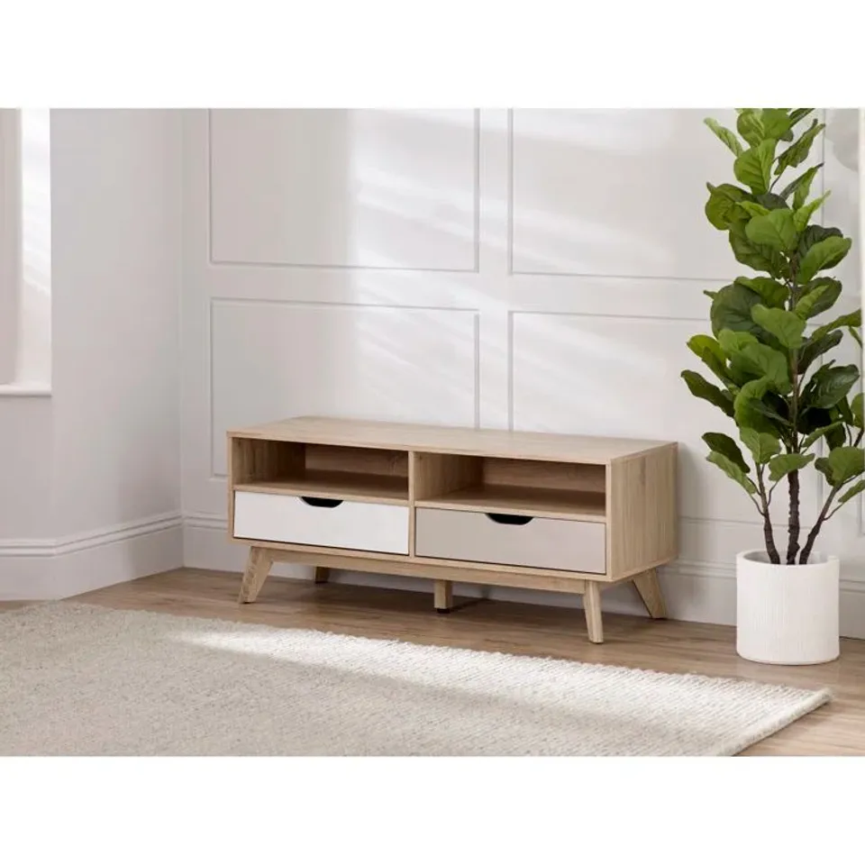 BOXED HICKS TV STAND FOR TVS UP TO 55" (1 BOX)