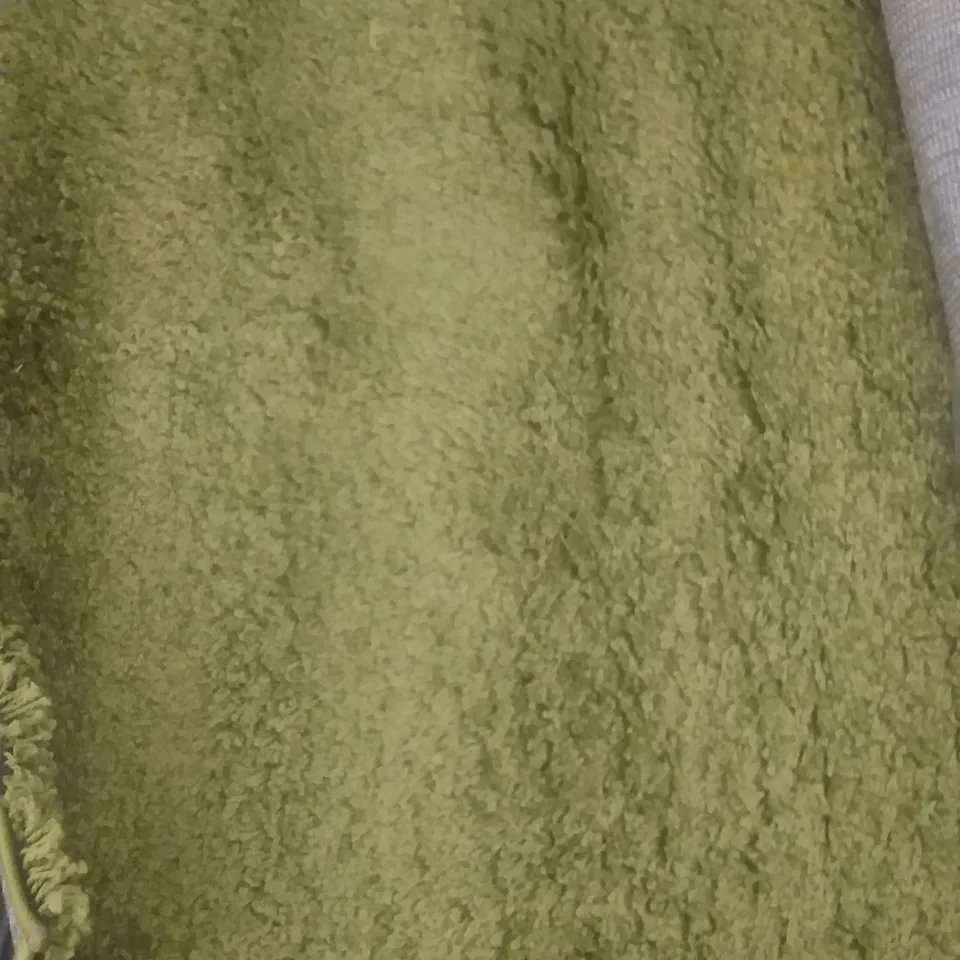 ANTOUN SHAGGY GREEN RUG 80X150CM